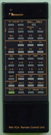 NAKAMICHI DA04019 RM7CA Genuine OEM Original Remote